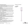 Фонарь NOVOTECH IVORY E2 13W уличный NV-370604